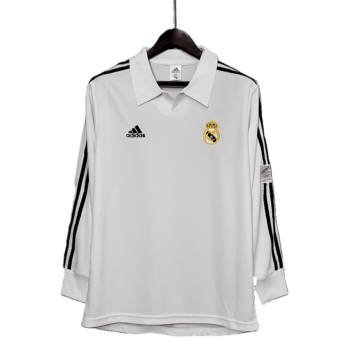 Real Madrid Retro Long-Mangad 2002 Local