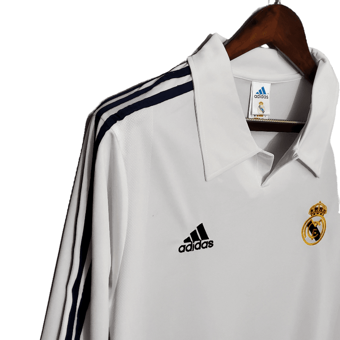 Real Madrid Retro Long-Mangad 2002 Local