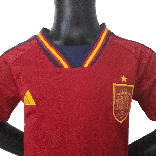 ESPAÑA 2022 NIÑOS Local Qatar Copa del Mundo - CAMISETAS4ALL