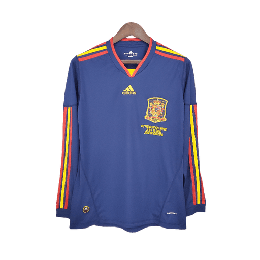 ESPAÑA Retro 2010 Manga larga Visitante - CAMISETAS4ALL