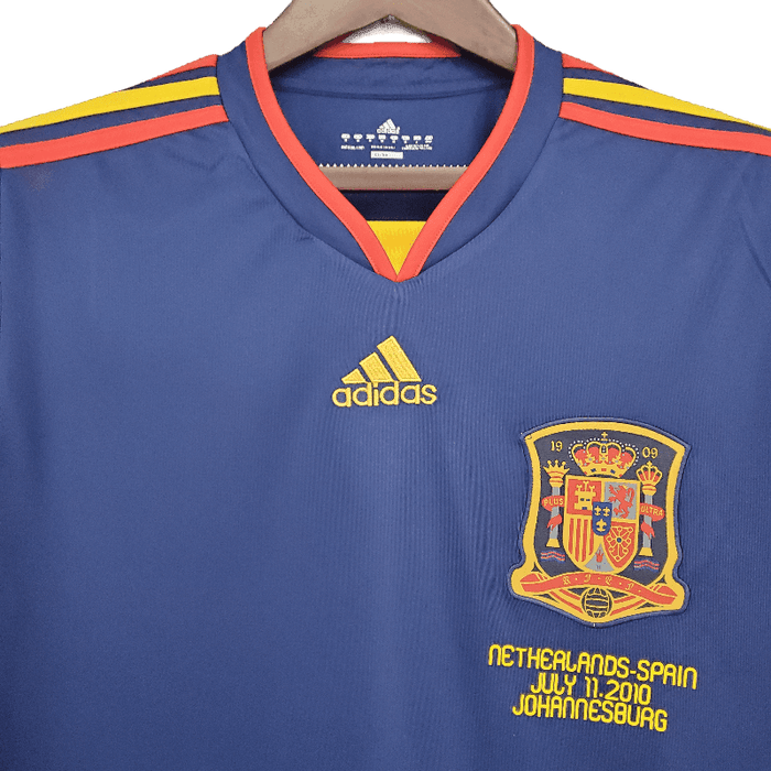 ESPAÑA Retro 2010 Manga larga Visitante - CAMISETAS4ALL